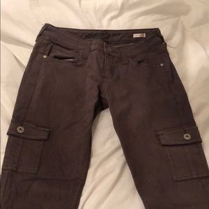 Dark grey ,cargo skinny jeans
